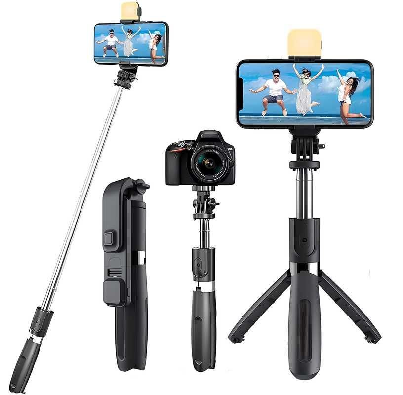 Tripod with wireless remote